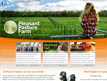 Tablet Screenshot of pleasantpasture.com